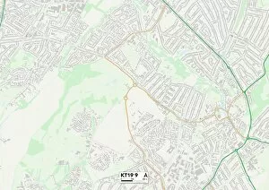 Belfield Road Gallery: Epsom and Ewell KT19 9 Map