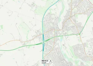 Shaftesbury Avenue Gallery: Erewash NG10 5 Map