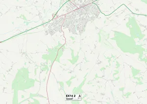 Manor Crescent Gallery: Exeter EX14 2 Map