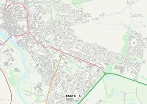 Bevan Road Gallery: Exeter EX32 8 Map