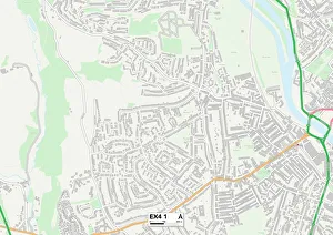 Greenway Gallery: Exeter EX4 1 Map