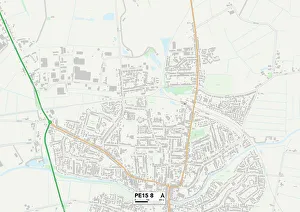 Shaftesbury Avenue Gallery: Fenland PE15 8 Map