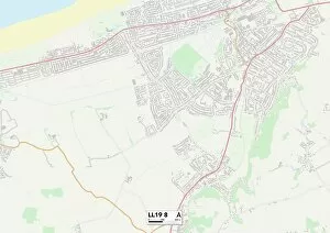 Flintshire LL19 8 Map