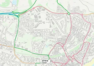 Parkfield Road Gallery: Folkestone CT19 5 Map