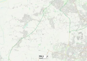 Smithy Lane Gallery: Fylde PR4 4 Map
