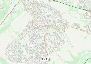 Castle Close Gallery: Gateshead NE16 4 Map
