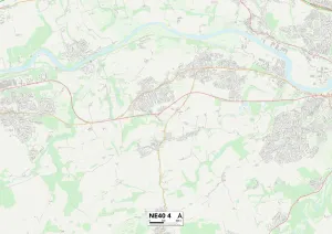 Folly Lane Gallery: Gateshead NE40 4 Map