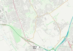 Smithy Lane Gallery: Gateshead NE9 7 Map