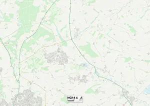 Castle Close Gallery: Gedling NG14 6 Map