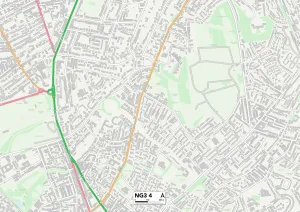 Primrose Close Gallery: Gedling NG3 4 Map