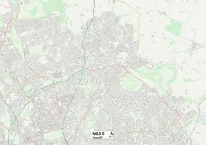 Hatfield Road Gallery: Gedling NG3 5 Map