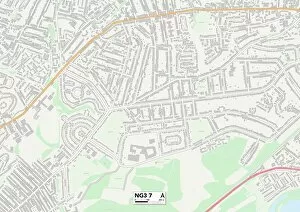 Harrogate Road Gallery: Gedling NG3 7 Map