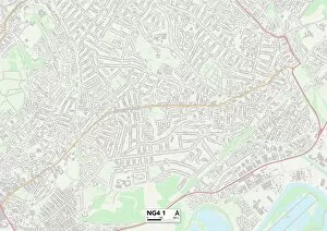 Gladstone Street Gallery: Gedling NG4 1 Map