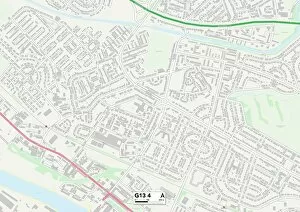 G - Glasgow Gallery: Glasgow G13 4 Map