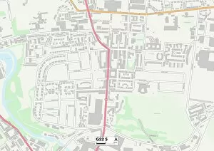 Denmark Collection: Glasgow G22 5 Map
