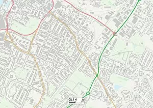 Gloucester GL1 4 Map