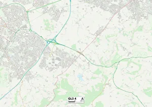 Green Way Gallery: Gloucester GL3 4 Map