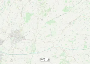 Stony Lane Gallery: Gloucester GL9 1 Map