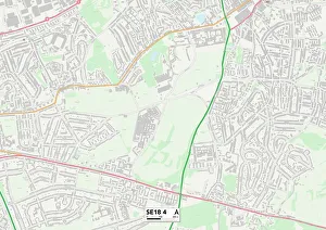 Greenhill Gallery: Greenwich SE18 4 Map