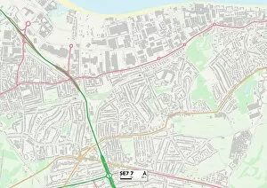 Maps Gallery: Greenwich SE7 7 Map