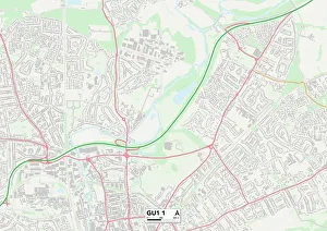 Stoke Road Gallery: Guildford GU1 1 Map