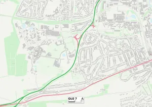 The Drive Gallery: Guildford GU2 7 Map