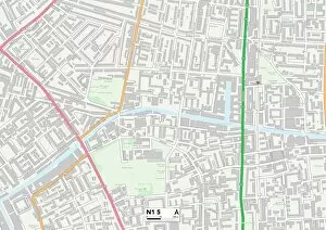 Fern Close Gallery: Hackney N1 5 Map