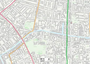 Fern Close Gallery: Hackney N1 5 Map