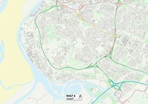 Rowan Close Gallery: Halton WA7 4 Map