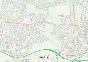 Moor Lane Gallery: Halton WA8 7 Map