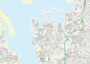 College Road Gallery: Hampshire PO1 3 Map