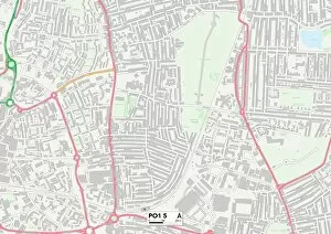 Avondale Road Gallery: Hampshire PO1 5 Map