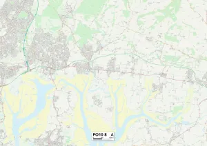 Manor Gardens Gallery: Hampshire PO10 8 Map