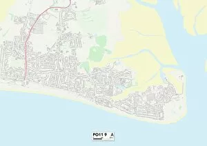 Sea View Gallery: Hampshire PO11 9 Map