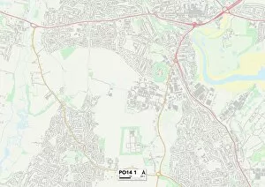 Highfield Avenue Gallery: Hampshire PO14 1 Map