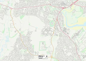 Highfield Avenue Gallery: Hampshire PO14 1 Map