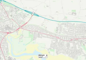 Hampshire PO16 8 Map Hampshire PO16 8 Map