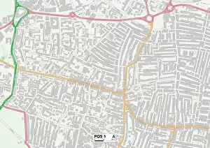 Stafford Road Gallery: Hampshire PO5 1 Map