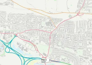 Second Avenue Gallery: Hampshire PO6 3 Map