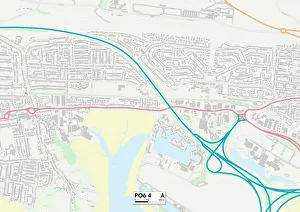 Hillside Crescent Gallery: Hampshire PO6 4 Map