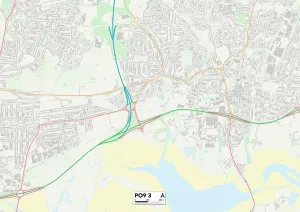 Lower Road Gallery: Hampshire PO9 3 Map