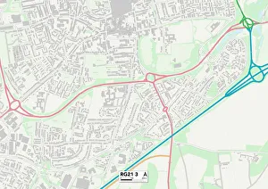 Wallis Road Gallery: Hampshire RG21 3 Map