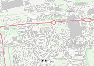 College Road Gallery: Hampshire RG21 7 Map
