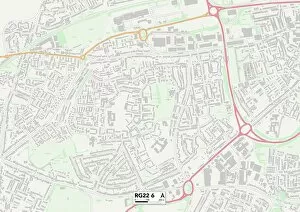 Hillview Road Gallery: Hampshire RG22 6 Map