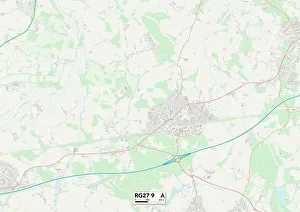 Elms Road Gallery: Hampshire RG27 9 Map