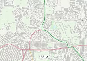 Devonshire Road Gallery: Haringey N17 7 Map