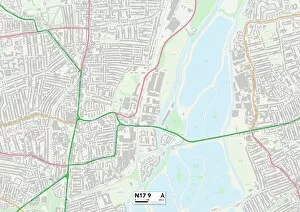 Somerset Road Gallery: Haringey N17 9 Map