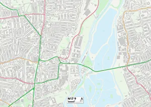 Somerset Road Gallery: Haringey N17 9 Map