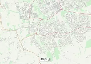 Harlow CM19 4 Map
