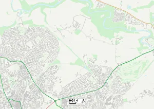 Woodfield Road Gallery: Harrogate HG1 4 Map